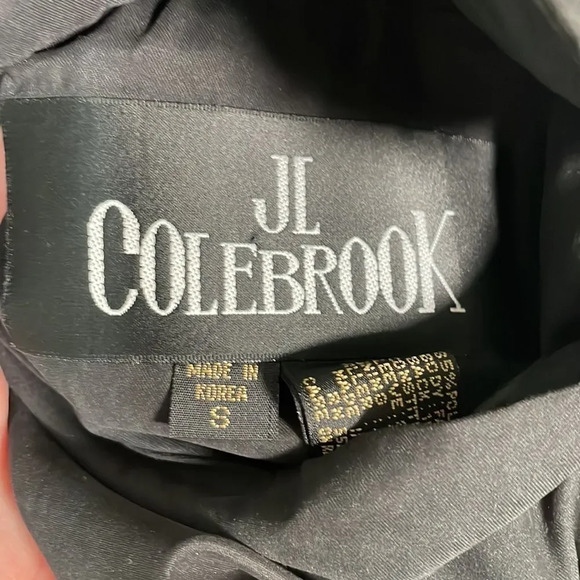 Jl Colebrook Faux Fur Reversible Coat Adjustable Waist Jacket Black Small - Picture 6 of 13
